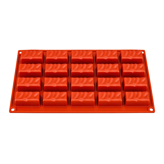 20 Cavity- Chocolate Bars Silicone Chocolate Mold -D-060