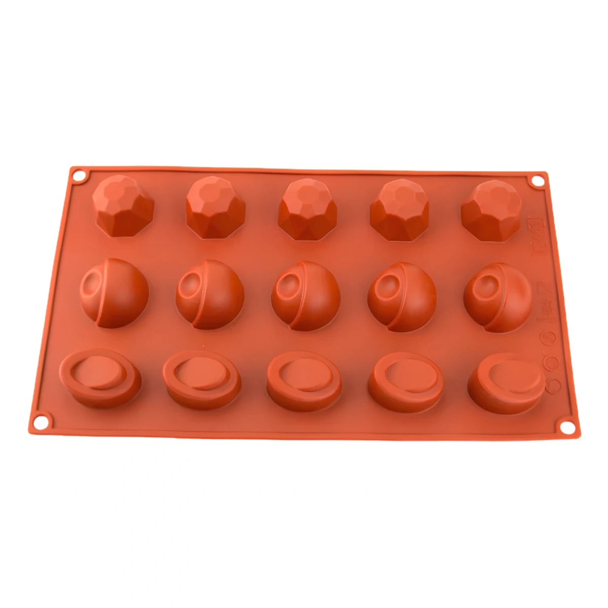 Assorted Petits Fours 15 Cavity Silicone Chocolate Mould - Iconic Cake Art