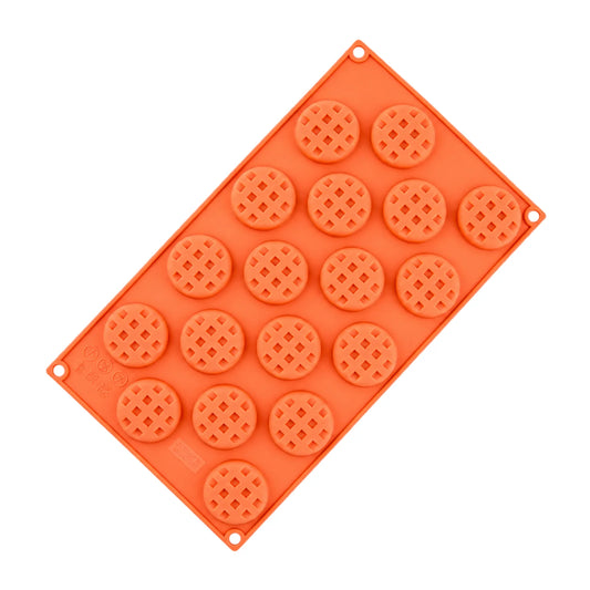 16 Cavity - Coin Silicone Chocolate Mold D-064