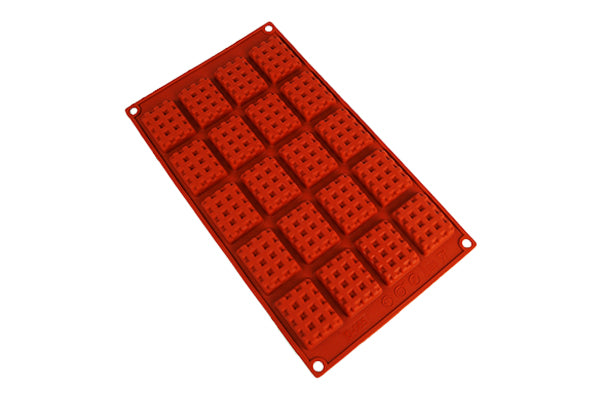 Brick Blocks 20 Cavities Silicone Chocolate Mould - Iconic Cake Art