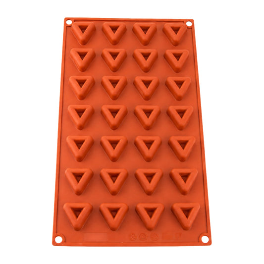 Mini Triangles 28 Cavity Silicone Chocolate Mould - Iconic Cake Art