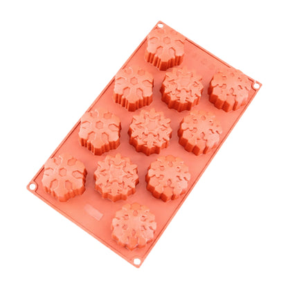 Snowflake 11 Cavity Silicone Mould - Iconic Cake Art