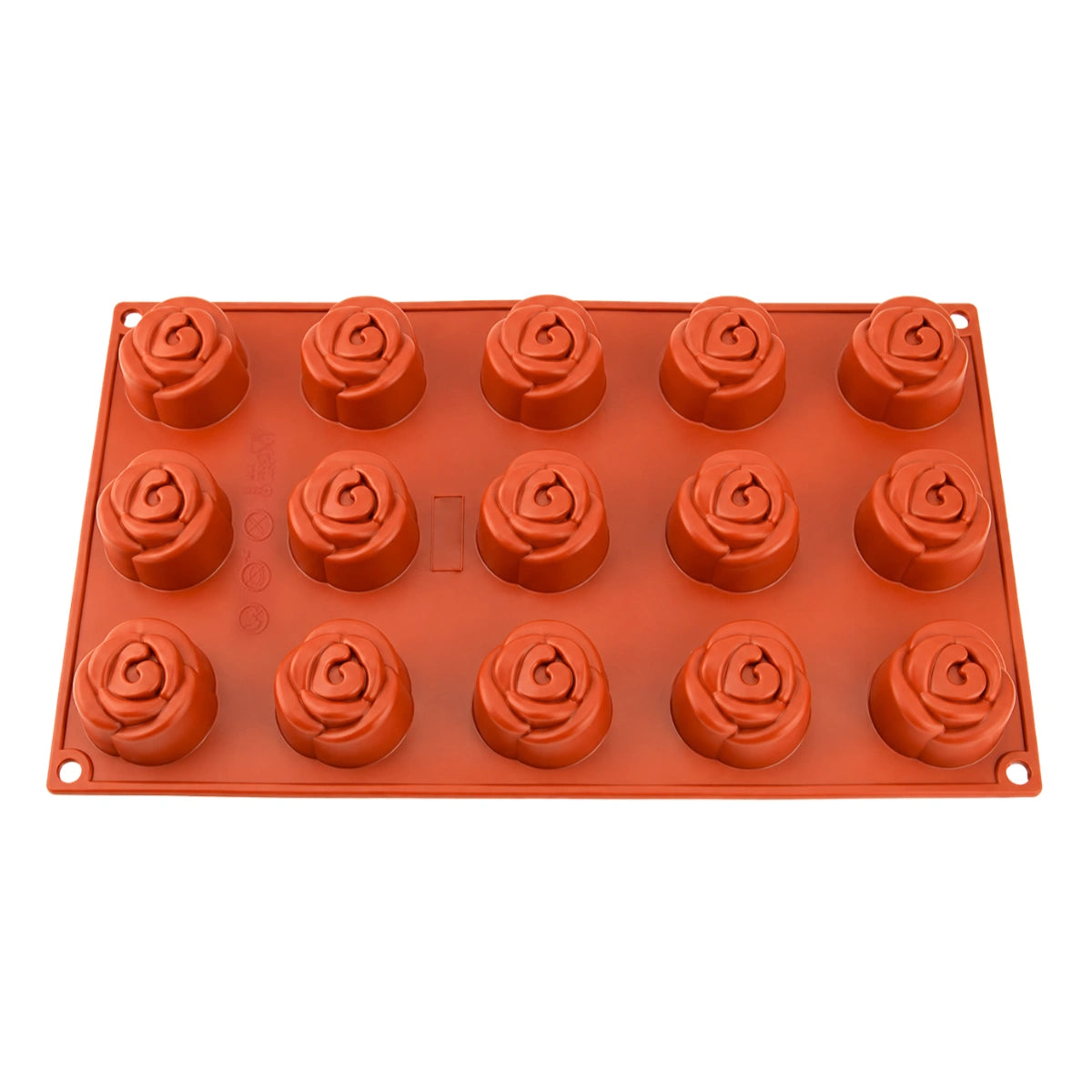 Rose 15 Cavity Silicone Chocolate Dome Mould - Iconic Cake Art