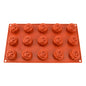 Rose 15 Cavity Silicone Chocolate Dome Mould - Iconic Cake Art
