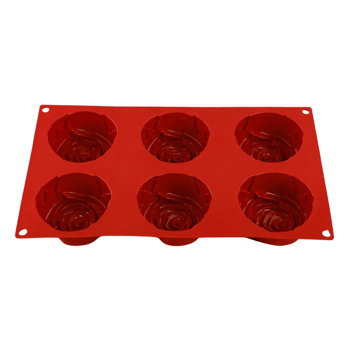 Large Rose 6 Cavity Silicone Mould - Iconic Cake Art