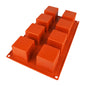 Square Cube Large Silicone Chocolate Mould - Iconic Cake Art