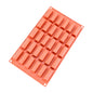 Rounder Bar 30 Cavity Silicone Chocolate Mould - Iconic Cake Art