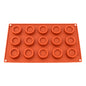 Rings 15 Cavity Silicone Chocolate Mould - Iconic Cake Art