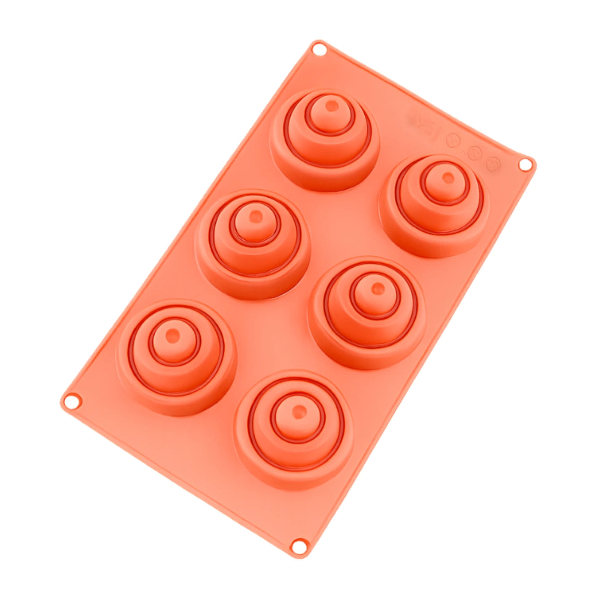 Gradual Circle 6 Cavity Silicone Mould - Iconic Cake Art