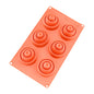 Gradual Circle 6 Cavity Silicone Mould - Iconic Cake Art