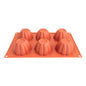 Fluted 6 Cavity Silicone Mould - Iconic Cake Art