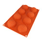 Hemisphere Shell Shaped Silicone Chocolate Mould - Iconic Cake Art
