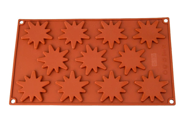 Snowflakes 11 Cavity Silicone Chocolate Mould - Iconic Cake Art