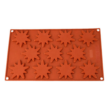Snowflakes 11 Cavity Silicone Chocolate Mould - Iconic Cake Art