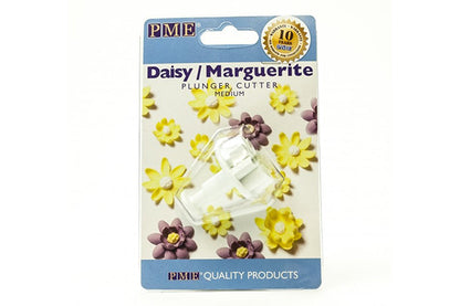 Medium Floral Plunger Cutters - Daisy Marguerite 27mm - PME