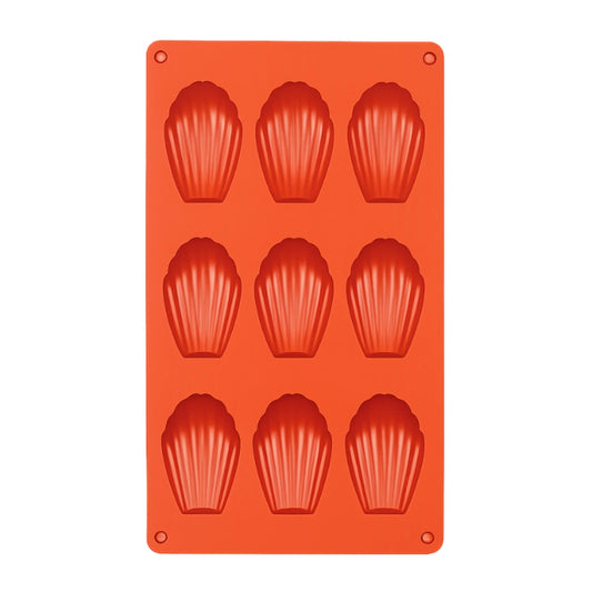9 Cavity - Large Fancy Shell Silicone Chocolate Mold Baking Mould
