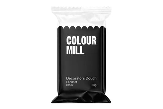 Black Decorators Dough 1kg - Colour Mill