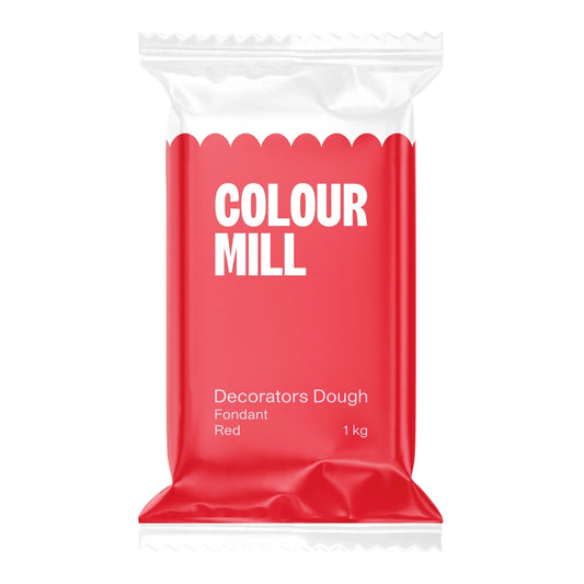 Red Decorators Dough 1kg - Colour Mill