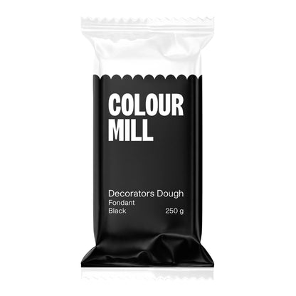 Black Decorators Dough 250g - Colour Mill
