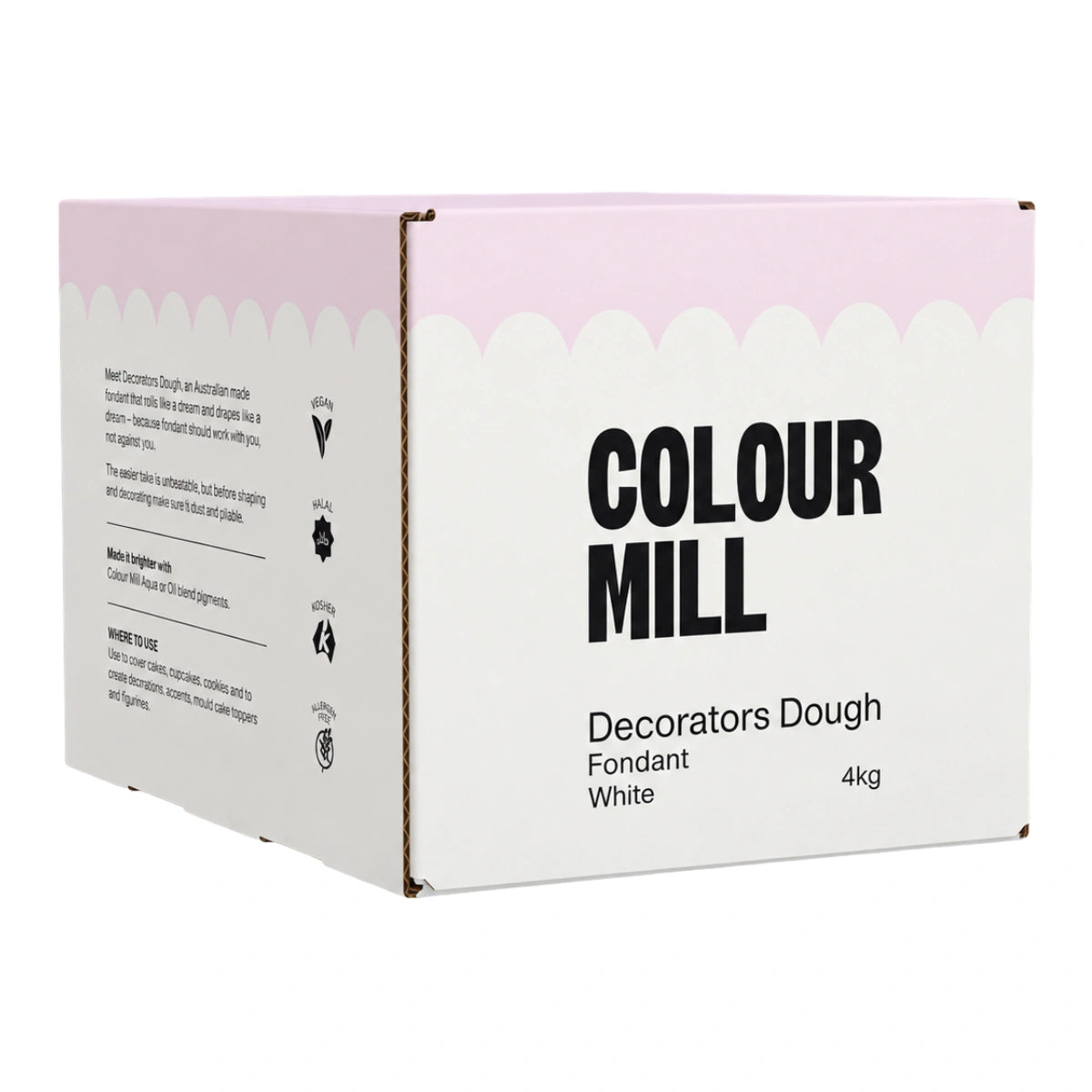 White Decorators Dough 4kg - Colour Mill