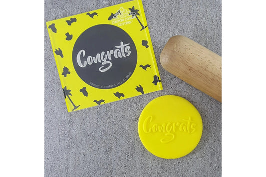Congrats V2 Debosser - Custom Cookie Cutters