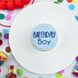 Birthday Boy Debosser - Custom Cookie Cutters