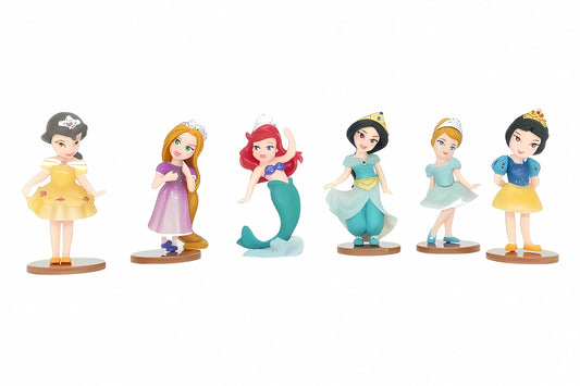 Little Disney Princess Decoset (6 Pack) - Iconic Cake Art