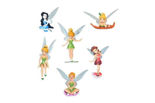 Tinkerbell Fairies Decoset (6 Pack) - Iconic Cake Art