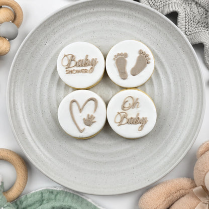 Baby Shower Mini Debosser - Custom Cookie Cutters