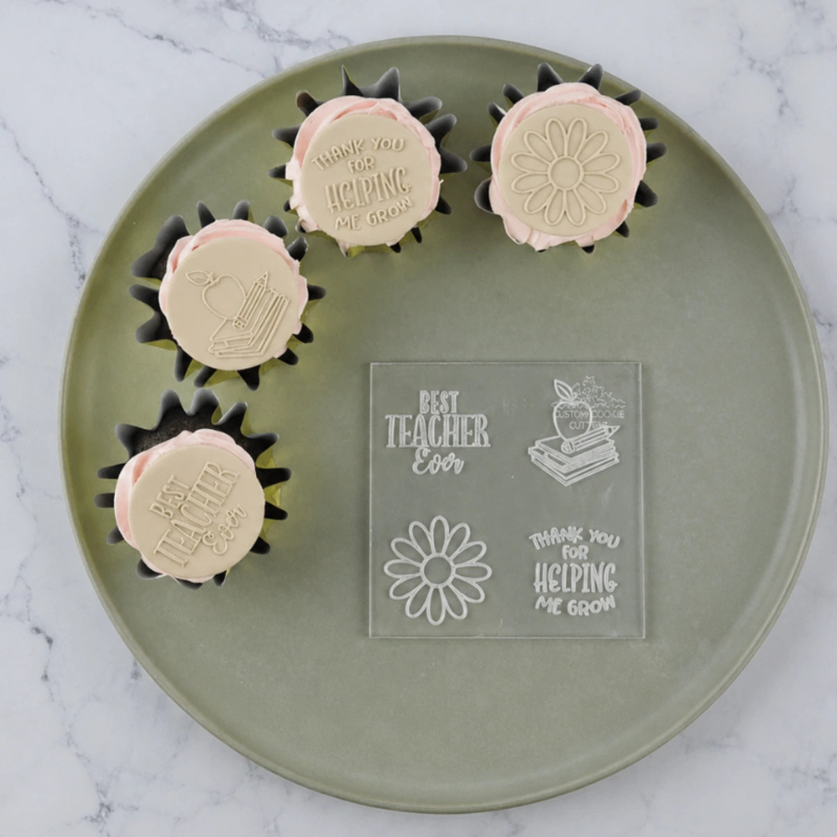 Teacher Mini Debosser - Custom Cookie Cutters