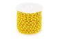 Yellow Gold Chain with Rhinestones Single Row Spaced Diamante 5mm - Iconic Cake Art