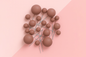 Dusty Rose Matte Ball Toppers (20 Pack) - Iconic Cake Art