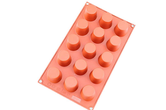 Dariole 15 Cavity Silicone Chocolate Mould - Iconic Cake Art