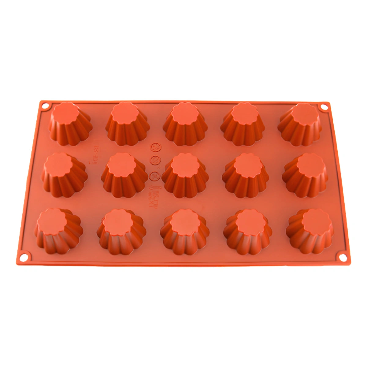 Mini Brioche 15 Cavity Silicone Chocolate Mould - Iconic Cake Art