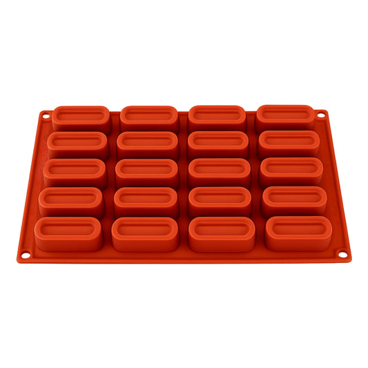 Oval 20 Cavity Silicone Chocolate Mould - Iconic Cake Art