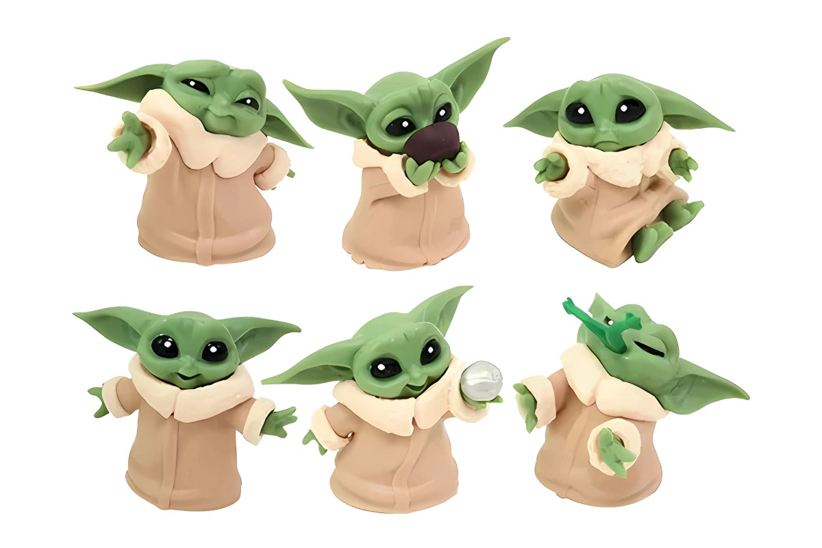 Yoda Decoset (6 Pack) - Iconic Cake Art