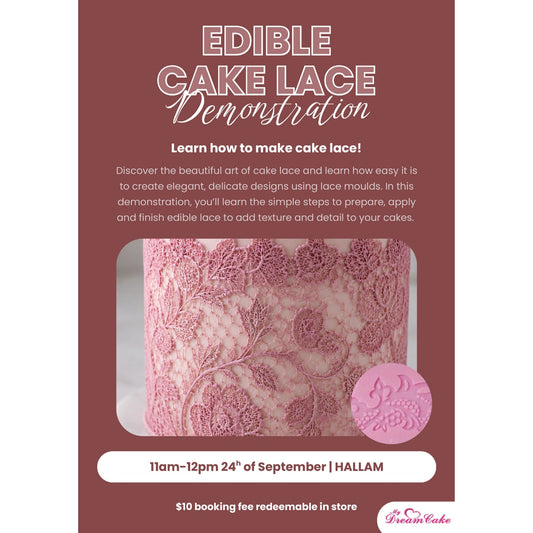 Cake Lace Demo - Hallam