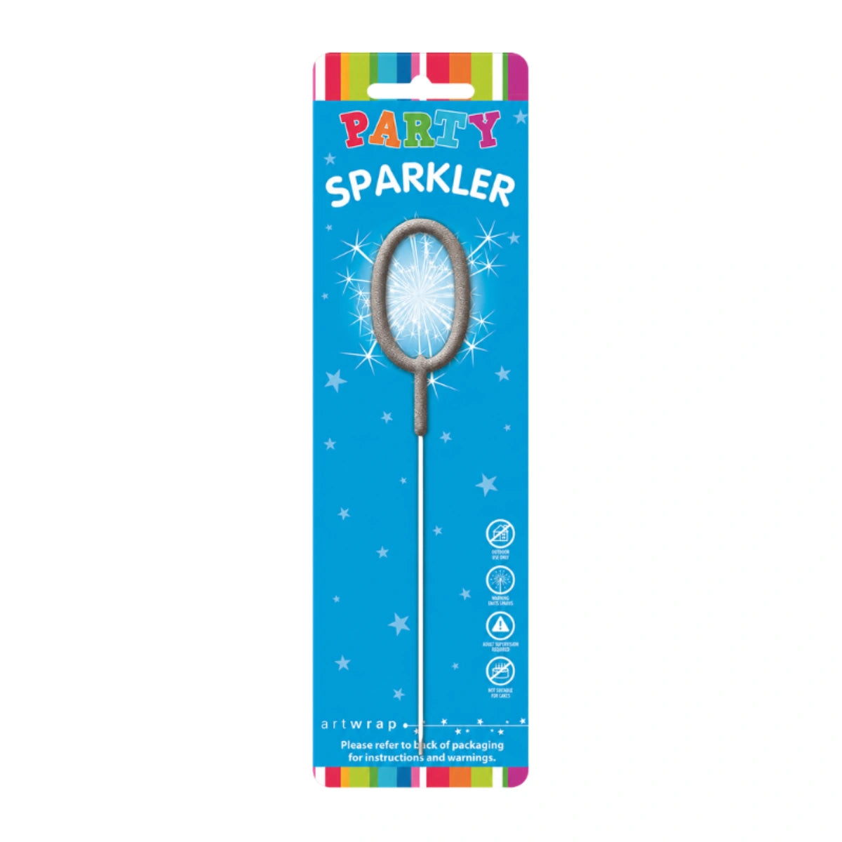 Sparkler Number 0 - Artwrap