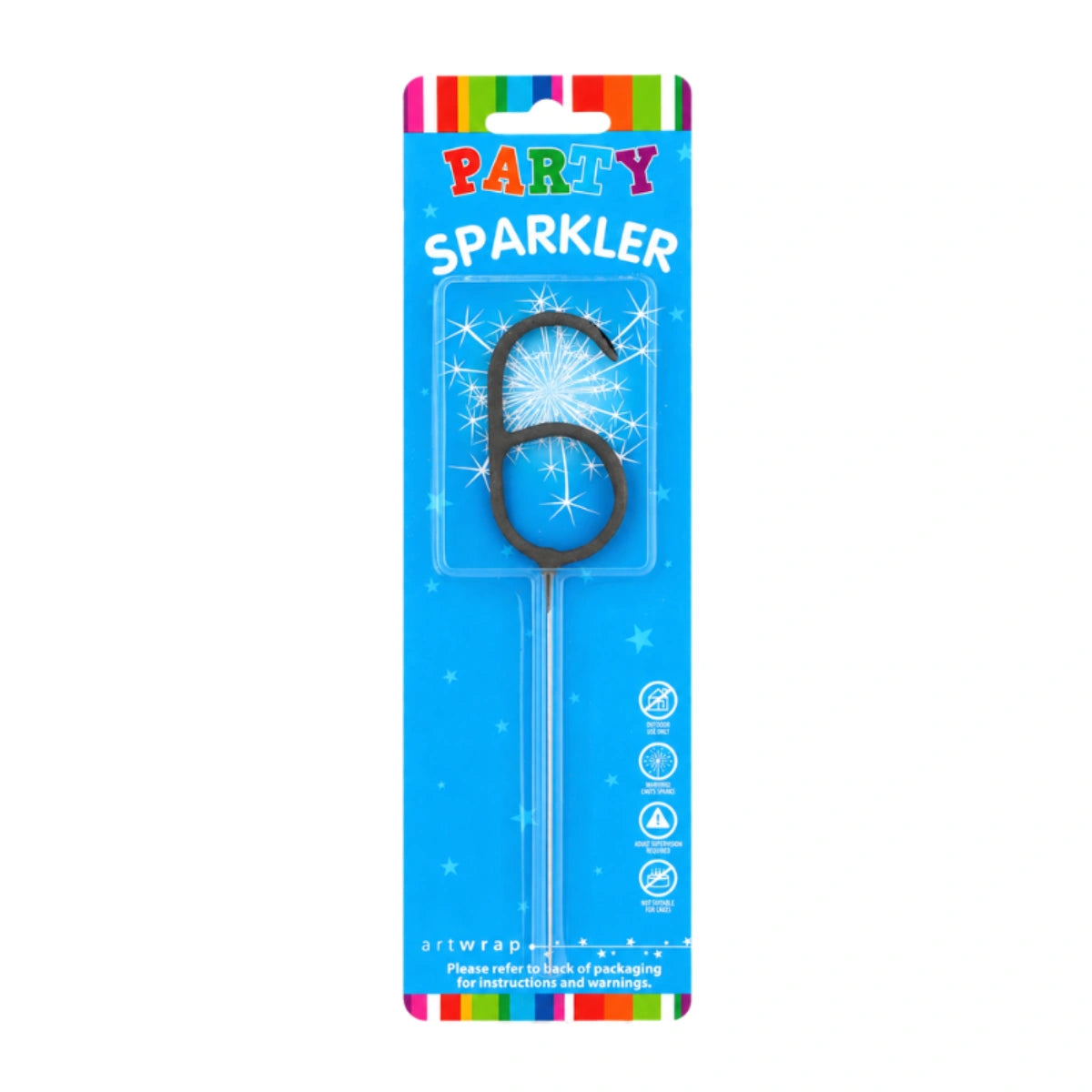 Sparkler Number 6 - Artwrap