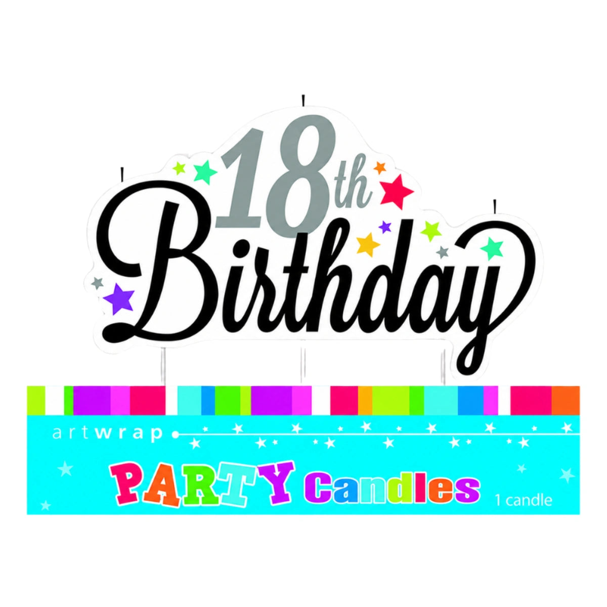 18th Birthday Candle - Artwrap