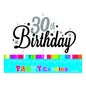 30th Birthday Candle - Artwrap