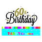 60th Birthday Candle - Artwrap