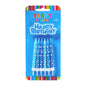 Blue Polka Dot Birthday Candles with Plaque (12 Pack) - Artwrap