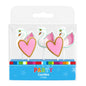 Swan Heart Birthday Candle (5 Pack) - Artwrap
