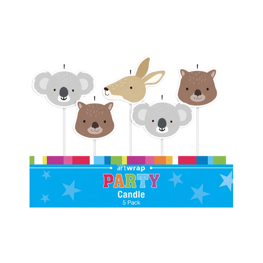 Australian Animals Birthday Candle (5 Pack) - Artwrap