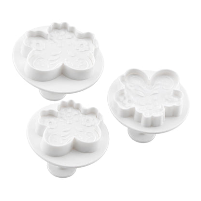Decorative Flower Plunger Cutter Set (3 Pack) - Iconic Cake Art