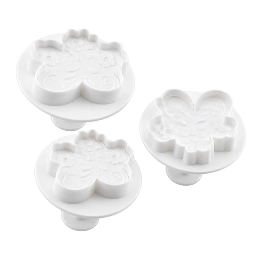 Decorative Flower Plunger Cutter Set (3 Pack) - Iconic Cake Art