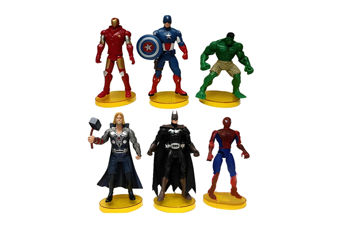Super Heroes - Avengers Decoset (6 Pack) - Iconic Cake Art