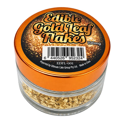 Gold 50mg Edible Flakes - Iconic Cake Art