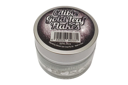 Silver 50mg Edible Flakes - Iconic Cake Art